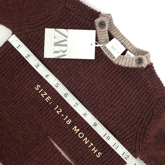 New Zara Baby Knit Sweater - Picture 7 of 8